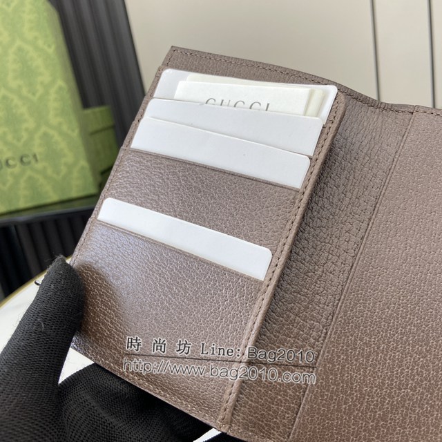 Gucci專櫃古馳最新款飾GG細節GG護照夾 jh2300型號：795229